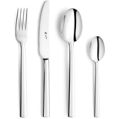 Paul Wirths AURA bestickset för 6 personer, 24 delar, rostfritt stål, diskmaskinssäker, minimalistisk design med högglansigt lack, eleganta bestick Paul Wirths AURA bestickset för 6 personer, 24 delar, rostfritt stål, diskmaskinssäker, minimalistisk design med högglansigt lack, eleganta bestick