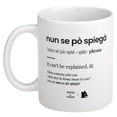 AS Roma Kopp Nun Se Lite Förklara, Unisex Vuxen, Vit, 12 x 10 cm AS Roma Kopp Nun Se Lite Förklara, Unisex Vuxen, Vit, 12 x 10 cm