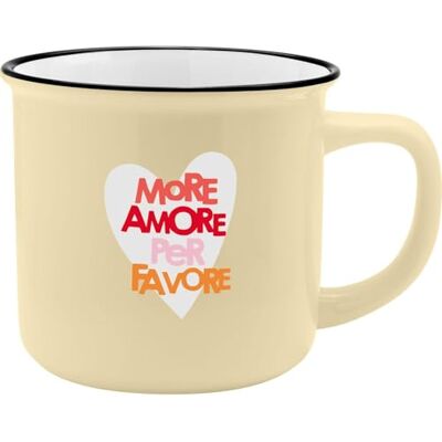 GRUSS & CO XL-mugg motiv Amore Favoritmugg av porslin, kopp med ordspråk, 55 cl, med presentbanderoll Present kärlek, vän, flickvän 74178 GRUSS & CO XL-mugg motiv Amore Favoritmugg av porslin, kopp med ordspråk, 55 cl, med presentbanderoll Present kärlek, vän, flickvän 74178