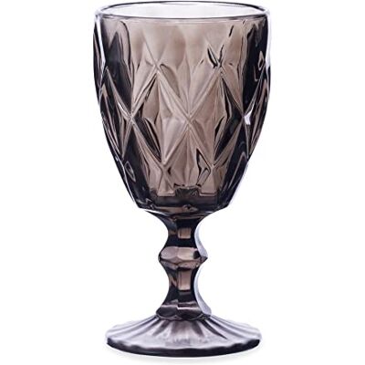 HOMLA Lunna Vinglas grafit 310 ml vinglas vintage vitvinsglas juiceglas dricksglas vinglas set färgglada 4 stycken HOMLA Lunna Vinglas grafit 310 ml vinglas vintage vitvinsglas juiceglas dricksglas vinglas set färgglada 4 stycken