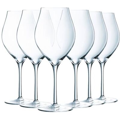 Chef & Sommelier Chef&Sommelier Exaltation Collection 6 fotglas, 55 cl tillverkad i Frankrike, förstärkt förpackning Chef & Sommelier Chef&Sommelier Exaltation Collection 6 fotglas, 55 cl tillverkad i Frankrike, förstärkt förpackning