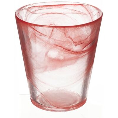 Tivoli Set 6 glas konisk vattenbägare 250 ml gradient yta röd alabaster Tivoli Set 6 glas konisk vattenbägare 250 ml gradient yta röd alabaster