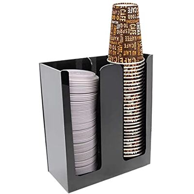 Tirifer papper kaffekopp organiserare dispenser engångskopp lockhållare presentation förvaring kaffe mjölk te butik restaurang tillbehör halloween festtillbehör Tirifer papper kaffekopp organiserare dispenser engångskopp lockhållare presentation förvaring kaffe mjölk te butik restaurang tillbehör halloween festtillbehör