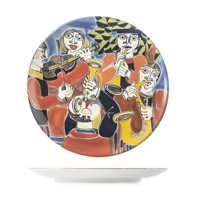 H&H Set med 6 mattallrik pablo stoneware cm 26 H&H Set med 6 mattallrik pablo stoneware cm 26
