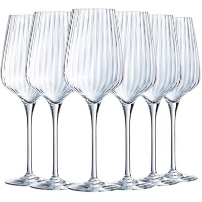 Chef & Sommelier Chef&Sommelier Symmetri-kollektion 6 fotglas 35 cl tillverkad i Frankrike förstärkt förpackning Chef & Sommelier Chef&Sommelier Symmetri-kollektion 6 fotglas 35 cl tillverkad i Frankrike förstärkt förpackning