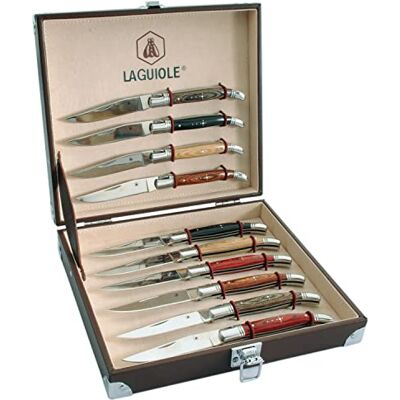 Laguiole - 10pc folding knives - Knivset Laguiole - 10pc folding knives - Knivset