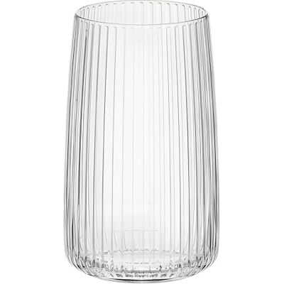 Glasmark KROSNO 1992 glas set med 6 stycken – dricksglas – vattenglas räfflade – transparent diskmaskinssäker – 480 ml Glasmark KROSNO 1992 glas set med 6 stycken – dricksglas – vattenglas räfflade – transparent diskmaskinssäker – 480 ml