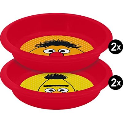 Sesamstrasse Müsliskål skålar set 2022, set om 4, 300 ml Sesamstrasse Müsliskål skålar set 2022, set om 4, 300 ml