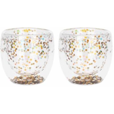 THUN Set med 2 land glas kaffe kaffe 6,7 x 6,6 cm THUN Set med 2 land glas kaffe kaffe 6,7 x 6,6 cm