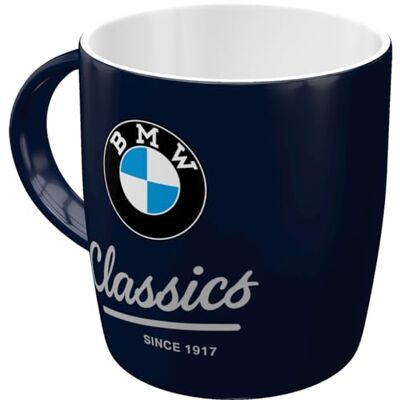 ART Kaffemugg i retrostil, 330 ml, BMW – Classics – Presentidé för BMW-fans, kopp av keramik, vintagedesign ART Kaffemugg i retrostil, 330 ml, BMW – Classics – Presentidé för BMW-fans, kopp av keramik, vintagedesign