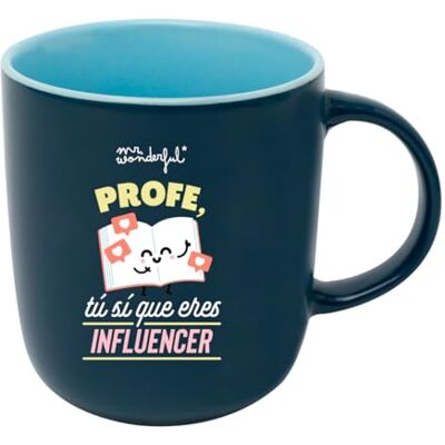 Mr. Wonderful Mugg-Profe, du är influencer, flerfärgad (WOA2402270ES) Mr. Wonderful Mugg-Profe, du är influencer, flerfärgad (WOA2402270ES)