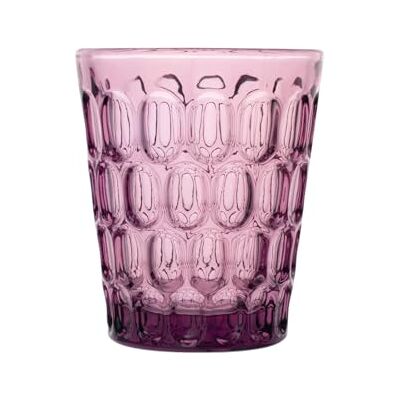 H&H set med 6 lila färgade glas blås glas cl 32 H&H set med 6 lila färgade glas blås glas cl 32