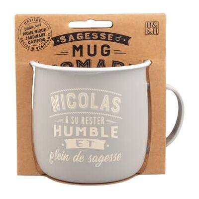 MUG NOMADE Personlig Nicolas te och kaffemugg present till män och kvinnor MUG NOMADE Personlig Nicolas te och kaffemugg present till män och kvinnor