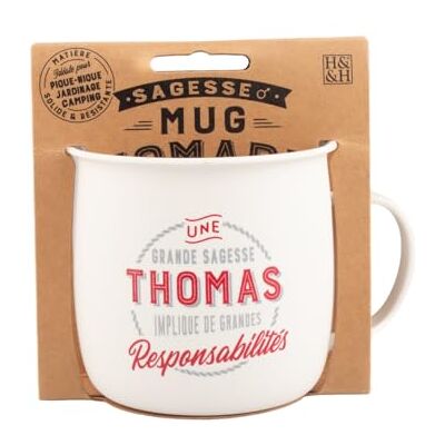 MUG NOMADE Personlig Thomas te och kaffemugg present till män och kvinnor MUG NOMADE Personlig Thomas te och kaffemugg present till män och kvinnor