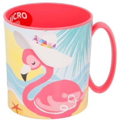 ALMACENESADAN , 5221, mikrovågsugn säker mugg, kapacitet 350 ml, återanvändbar produkt; flamingos ALMACENESADAN , 5221, mikrovågsugn säker mugg, kapacitet 350 ml, återanvändbar produkt; flamingos