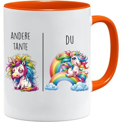 Jungle Mug Kopp med slogan Andra moster vs du moster present till kvinnor äktenskap bröllop presentidé kvinna födelsedag jul patentant familj kaffemugg (orange) Jungle Mug Kopp med slogan Andra moster vs du moster present till kvinnor äktenskap bröllop presentidé kvinna födelsedag jul patentant familj kaffemugg (orange)