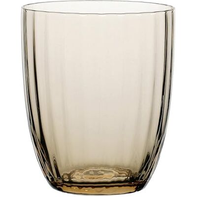 ROSE & TULIPANI MILANO Rose&Tulpani glas Bärnstensglas 310 ml Prismia-kollektion ROSE & TULIPANI MILANO Rose&Tulpani glas Bärnstensglas 310 ml Prismia-kollektion