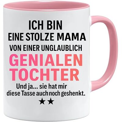Jungle Mug Genial dotterkopp Rolig present till mamma Present från dotter till mor Presentidé mors dag födelsedag mors dag presenter Jungle Mug Genial dotterkopp Rolig present till mamma Present från dotter till mor Presentidé mors dag födelsedag mors dag presenter