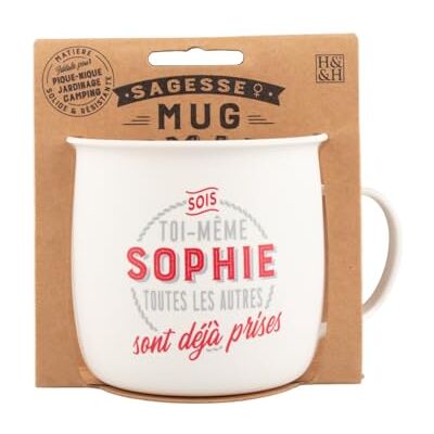 MUG NOMADE – Sophie personlig te- och kaffemugg – present till män och kvinnor MUG NOMADE – Sophie personlig te- och kaffemugg – present till män och kvinnor