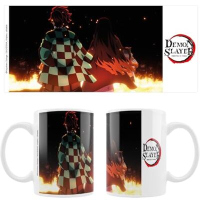 SAKAMI – Demon Slayer- Tanjiro & Nezuko – kopp, mugg – 320 ml – original & licensierad SAKAMI – Demon Slayer- Tanjiro & Nezuko – kopp, mugg – 320 ml – original & licensierad
