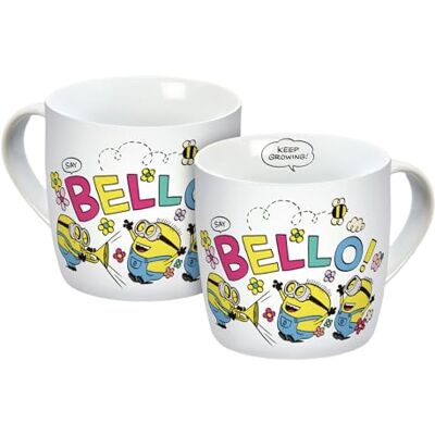Gedalabels Kopp Minions Bellospring 330 ml porslin Gedalabels Kopp Minions Bellospring 330 ml porslin