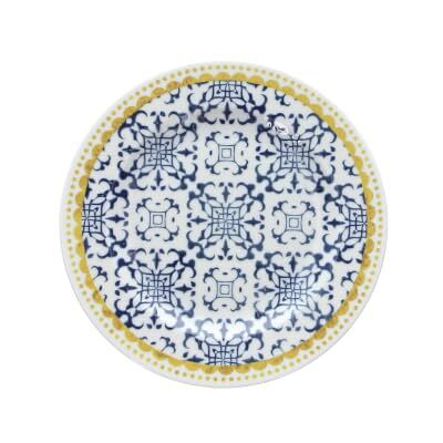 Tognana Az Selinute desserttallrik 20 cm porslin, blå, tillverkad i Italien Tognana Az Selinute desserttallrik 20 cm porslin, blå, tillverkad i Italien