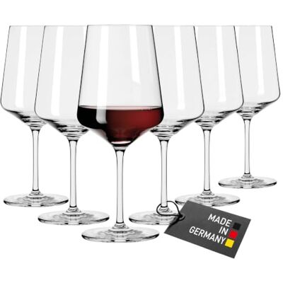 RITZENHOFF 6301001 rödvinsglas 500 ml – serie ljusvitt – 6 stycken i presentset – stiligt modern – tillverkad i Tyskland RITZENHOFF 6301001 rödvinsglas 500 ml – serie ljusvitt – 6 stycken i presentset – stiligt modern – tillverkad i Tyskland