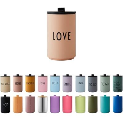 Design Letters Thermo/Insulated cup, LOVE (Nude) 350 ml Design Letters Thermo/Insulated cup, LOVE (Nude) 350 ml