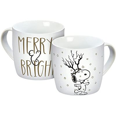 infinite by GEDA LABELS (INFKH) Kopp Peanuts Merry & Bright vit 300 ml infinite by GEDA LABELS (INFKH) Kopp Peanuts Merry & Bright vit 300 ml
