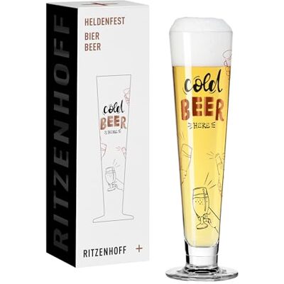 Ritzenhoff Heldenfest #16 Koppardekorerat Ölglas - Ölglas Ritzenhoff Heldenfest #16 Koppardekorerat Ölglas - Ölglas