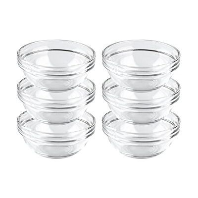 MÄSER Luminarc sminkbar – set med 6 stapelbara skålar, olika storlekar MÄSER Luminarc sminkbar – set med 6 stapelbara skålar, olika storlekar