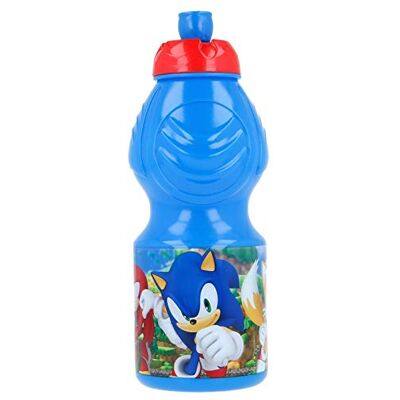 ALMACENESADAN Flerfärgad sportflaska, återanvändbar plastprodukt, BPA-fri, kapacitet 400 ml (blå) ALMACENESADAN Flerfärgad sportflaska, återanvändbar plastprodukt, BPA-fri, kapacitet 400 ml (blå)