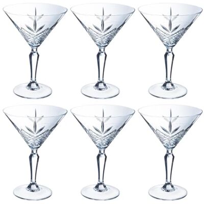 Arcoroc ARC P8795 Broadway champagneglas, champagne, 210 ml, glas, transparent, 6 stycken Arcoroc ARC P8795 Broadway champagneglas, champagne, 210 ml, glas, transparent, 6 stycken