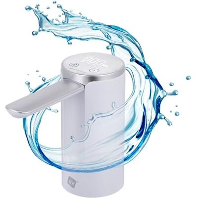 NK Vattenautomat med LED-display Automatisk, 4 tappningsvolymer 200/600/800 ml/kontinuerlig, 1200 mAh, Touch Control, 1,5 l, 5,7 l, 10 l, 11,3 l, 15 l, 18,9 l flaskor och karaffer Färg vit NK Vattenautomat med LED-display Automatisk, 4 tappningsvolymer 200/600/800 ml/kontinuerlig, 1200 mAh, Touch Control, 1,5 l, 5,7 l, 10 l, 11,3 l, 15 l, 18,9 l flaskor och karaffer Färg vit