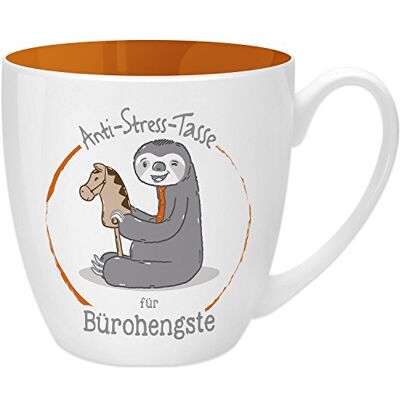 GRUSS & CO 45487 anti-stress kopp för kontorsslingor, 45 cl, present, New Bone Kina, orange, 9,5 cm GRUSS & CO 45487 anti-stress kopp för kontorsslingor, 45 cl, present, New Bone Kina, orange, 9,5 cm