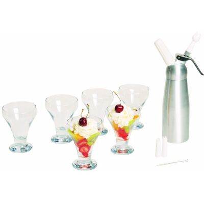 LEBRUN 95500008 8-delat chantilly grädduppsättning LEBRUN 95500008 8-delat chantilly grädduppsättning