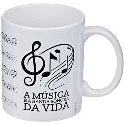 Mopec G297.7 Cup A musik e a Soundtrack da Vida, 325 milliliters, Keramik Mopec G297.7 Cup A musik e a Soundtrack da Vida, 325 milliliters, Keramik