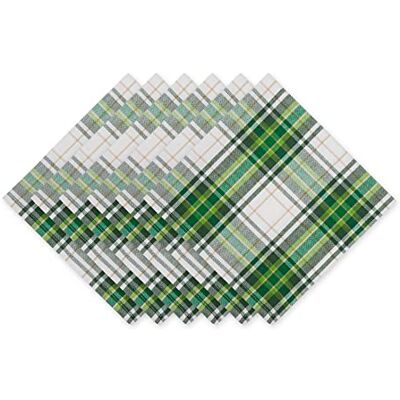 DII St. Patrick's Day Collection bordsskiva, servett, 20 x 20, St. Paddy Plaid, 6 delar DII St. Patrick's Day Collection bordsskiva, servett, 20 x 20, St. Paddy Plaid, 6 delar