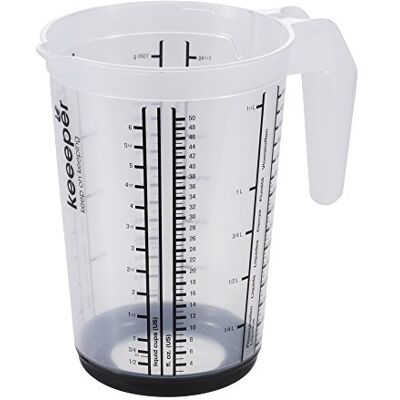 keeeper Halksäker mätkanna, 1,5 l, Massimo, grafitgrå keeeper Halksäker mätkanna, 1,5 l, Massimo, grafitgrå