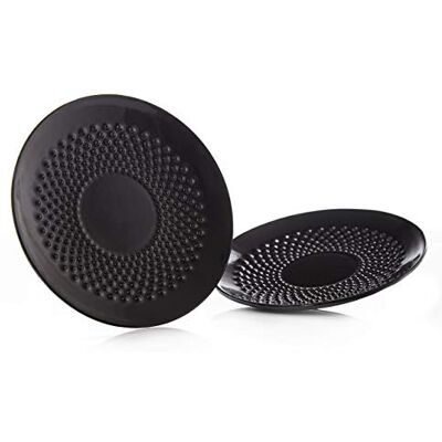 LUMALAND Set med 2 desserttallrikar i gjutjärn - Ø15cm - Hållbar & Av Hög Kvalitet LUMALAND Set med 2 desserttallrikar i gjutjärn - Ø15cm - Hållbar & Av Hög Kvalitet