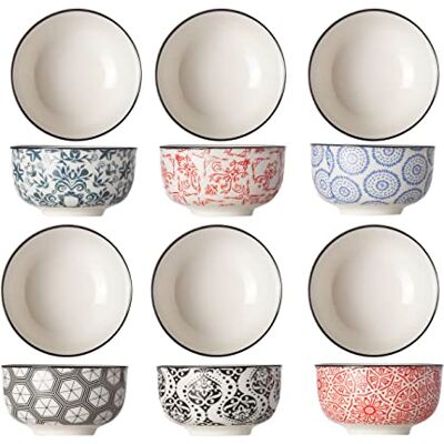 Cosy & Trendy Delirio Blandade skål D9XH4.8CM-set med 6 st Cosy & Trendy Delirio Blandade skål D9XH4.8CM-set med 6 st