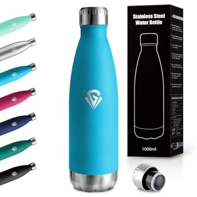 JAPORIA 750 ml Termisk Flaska, Rostfritt stål, Bpa-fri, läckagesäker, Bekvämt underhåll, för löpning, camping, resor, träning JAPORIA 750 ml Termisk Flaska, Rostfritt stål, Bpa-fri, läckagesäker, Bekvämt underhåll, för löpning, camping, resor, träning