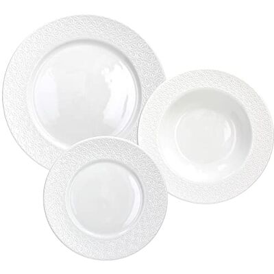 Tognana Margaret 6-Person 18-Piece Porslin Middagsservis Tognana Margaret 6-Person 18-Piece Porslin Middagsservis