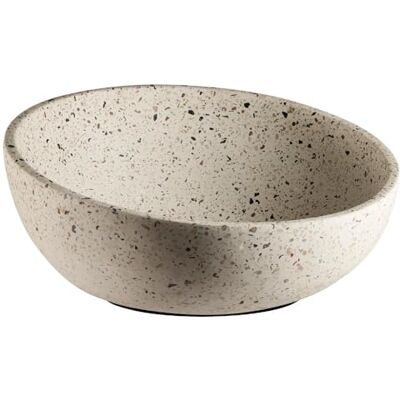 APS 30082 Dekoskål/fruktskål TERRAZZO – betong, Ø 29,5 cm, H: 8,5/14,5 cm, 2,5 liter, terrazzo-look APS 30082 Dekoskål/fruktskål TERRAZZO – betong, Ø 29,5 cm, H: 8,5/14,5 cm, 2,5 liter, terrazzo-look