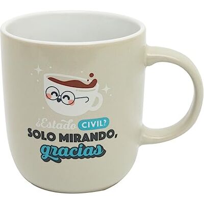 Mr. Wonderful Mr.Wonderful Cup, Civilstånd: bara tittar, tack, 12 x 15,5 x 18,5 Mr. Wonderful Mr.Wonderful Cup, Civilstånd: bara tittar, tack, 12 x 15,5 x 18,5
