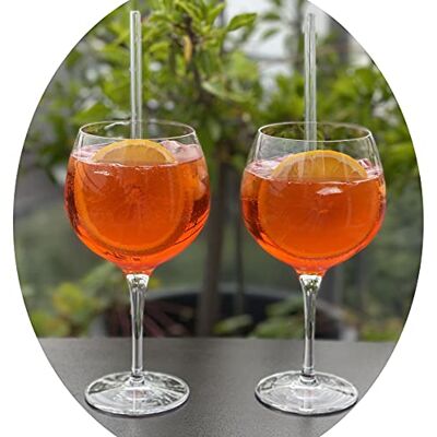 Topkapi Elite Aperol Sprutset Amalfi XL 13 delar – 6 x blyfria kristallglas speciellt för Aperol Sprut, Campari Amalfi med 6 x glassugrör, 680 ml Topkapi Elite Aperol Sprutset Amalfi XL 13 delar – 6 x blyfria kristallglas speciellt för Aperol Sprut, Campari Amalfi med 6 x glassugrör, 680 ml