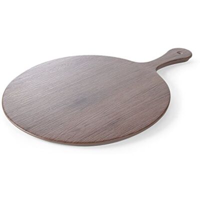 HENDI Melamin Rund Platå med Handtag, 424mm x 300mm x 15mm HENDI Melamin Rund Platå med Handtag, 424mm x 300mm x 15mm