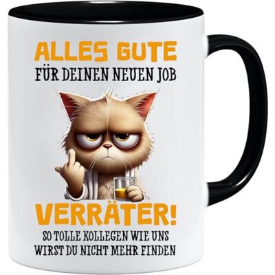 Jungle Mug Kopp kollega Grattis på nya jobb kopp roliga koppar avskedsgåva kollegor present till avskedet – jobbyte, avskedspresent till kollegor (svart) Jungle Mug Kopp kollega Grattis på nya jobb kopp roliga koppar avskedsgåva kollegor present till avskedet – jobbyte, avskedspresent till kollegor (svart)
