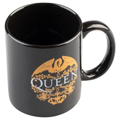 Grupo Erik Ceramic Mug Queen Merchandise Band 11.8 oz 350 ml Coffee Mug Tea, Cool Mugs and Cups Queen Band Gifts, Music Gifts under 15 Pounds Grupo Erik Ceramic Mug Queen Merchandise Band 11.8 oz 350 ml Coffee Mug Tea, Cool Mugs and Cups Queen Band Gifts, Music Gifts under 15 Pounds