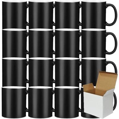 Acen Merchandise Sublimationskoppar utan tryck AAA klass individuellt eller i en uppsättning fotokopp för sublimeringstryck tomma koppar för värmepress-termo-sublimering 4 stycken, färgskiftande kopp Acen Merchandise Sublimationskoppar utan tryck AAA klass individuellt eller i en uppsättning fotokopp för sublimeringstryck tomma koppar för värmepress-termo-sublimering 4 stycken, färgskiftande kopp